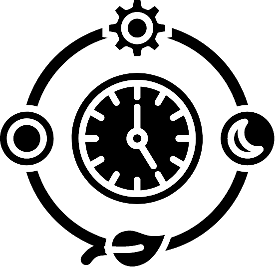 Pictogram van een klok