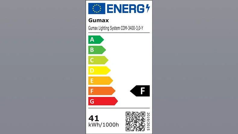 Energie logo met de letters A tot en met G.